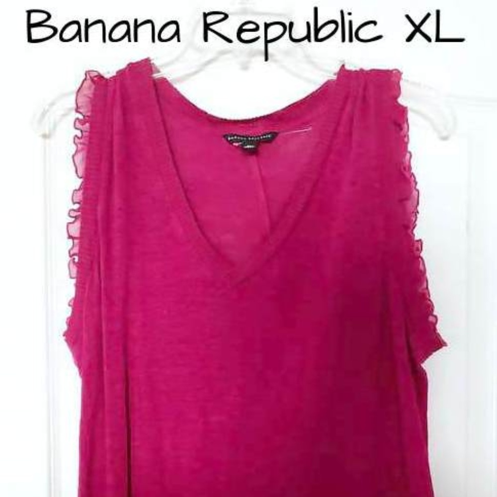 Banana Republic sleeveless top size xl